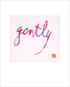 Gently 8 x 10 Print