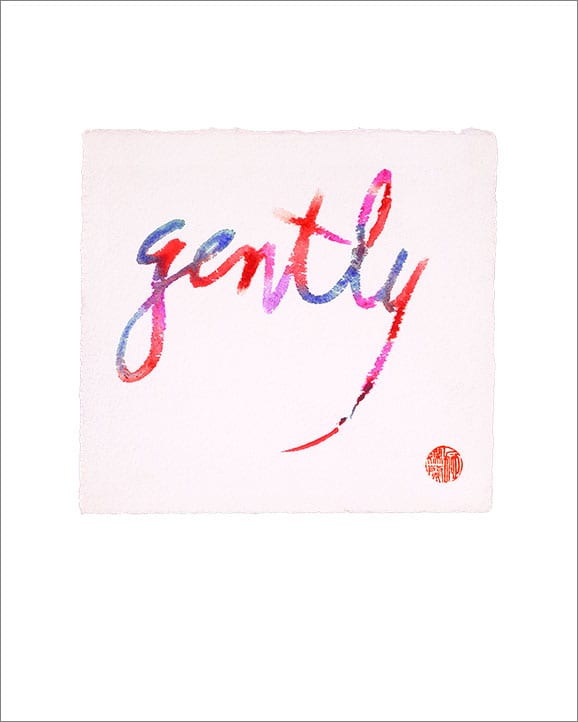 Gently 8 x 10 Print