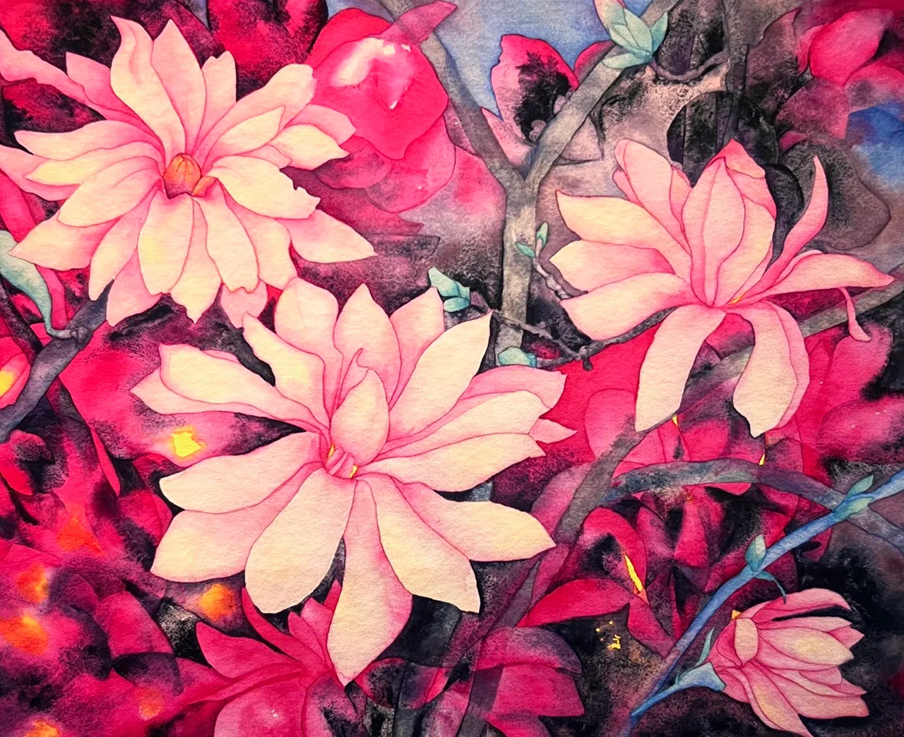 Star Magnolias Ltd. Ed. Print